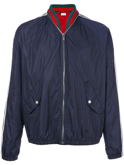 gucci bomber jacket men|gucci windbreaker men.